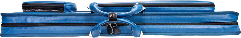 Molinari Classic Butterfly 3x6 Soft Cue Case - Blue / Biege