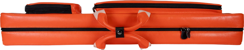 Molinari Flat Butterfly 2x4 Soft Cue Case - Orange / Light Pink