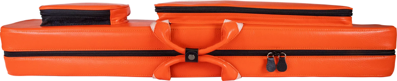 Molinari Classic Butterfly 3x6 Soft Cue Case - Orange / Light Pink