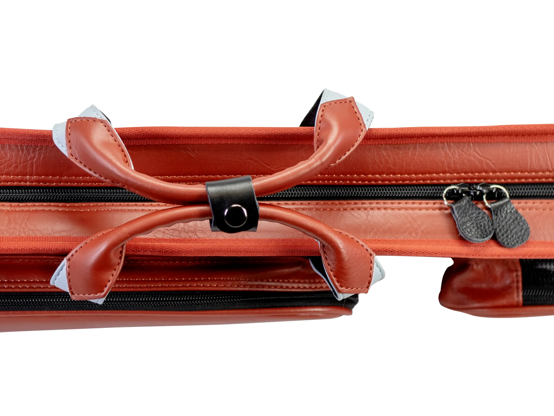 Molinari Classic Butterfly 3x6 Soft Cue Case - Brown / Light Blue