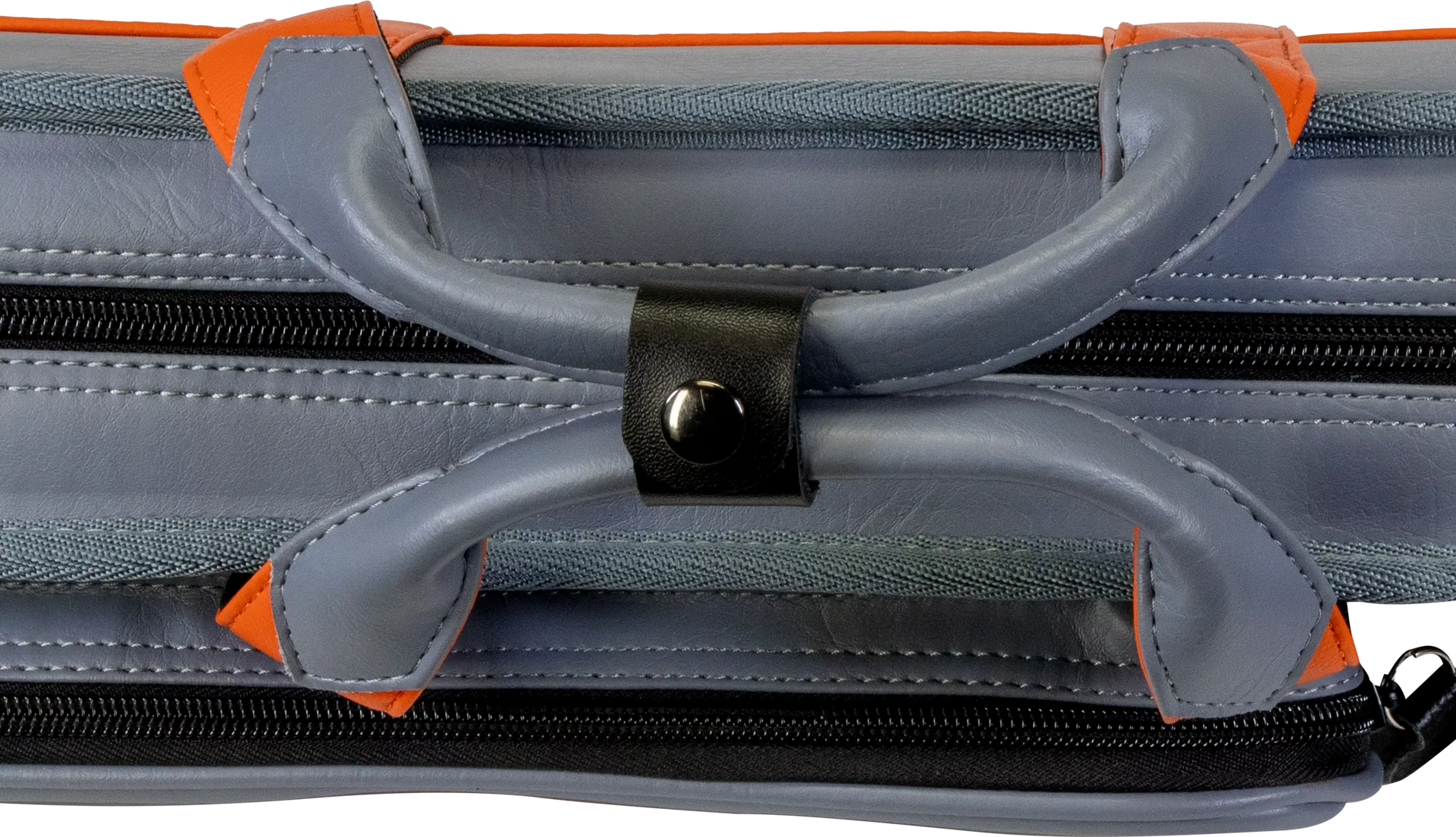 Molinari Classic Butterfly 3x6 Soft Cue Case - Gray / Orange
