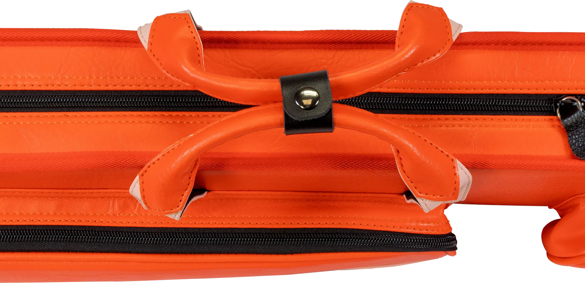 Molinari Classic Butterfly 3x6 Soft Cue Case - Orange / Light Pink