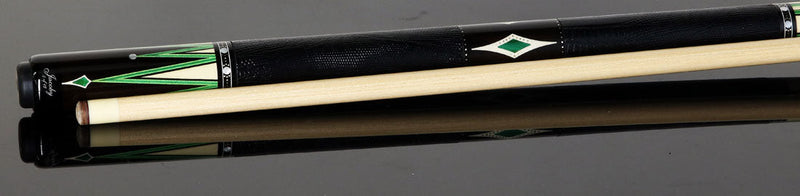 Jacoby Custom Raven Pool Cue - 0917-52LWGRN