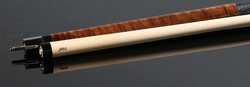 Joss Walnut-Stained Maple with Maple Diamond Inlays Pool Cue - JC20-123