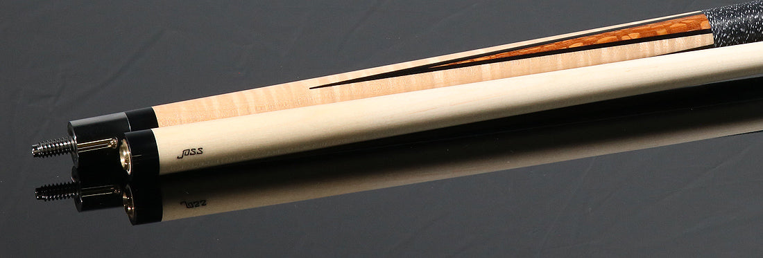 Joss Maple with Lacewood Points and Inlays Pool Cue - JC20-01