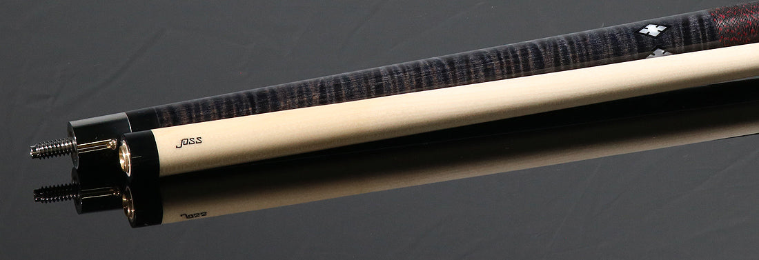 Joss Gray Stained Maple with Pearl Inlays Pool Cue - JC20-43