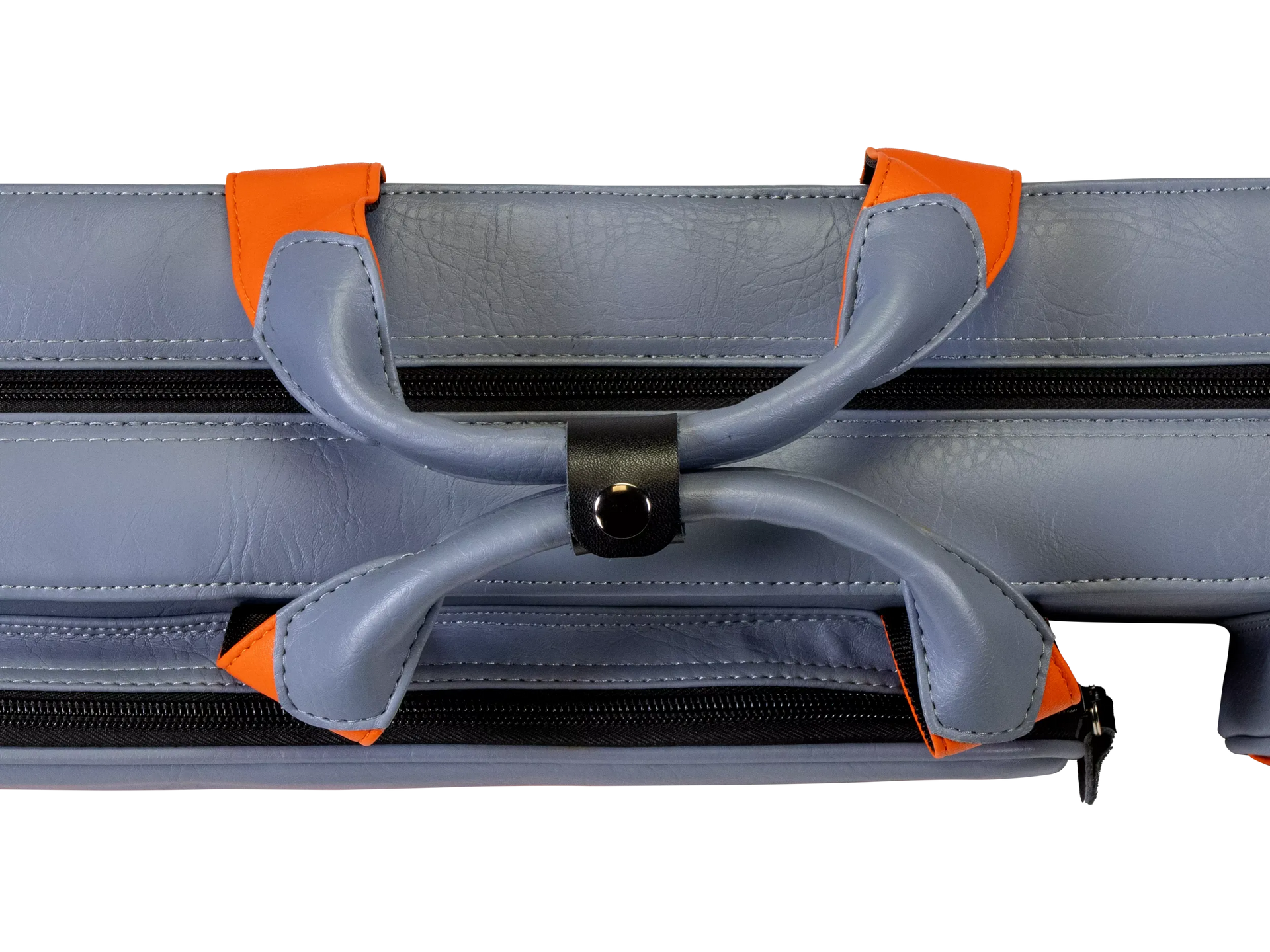 Molinari Flat Butterfly 2x4 Soft Cue Case - Gray / Orange