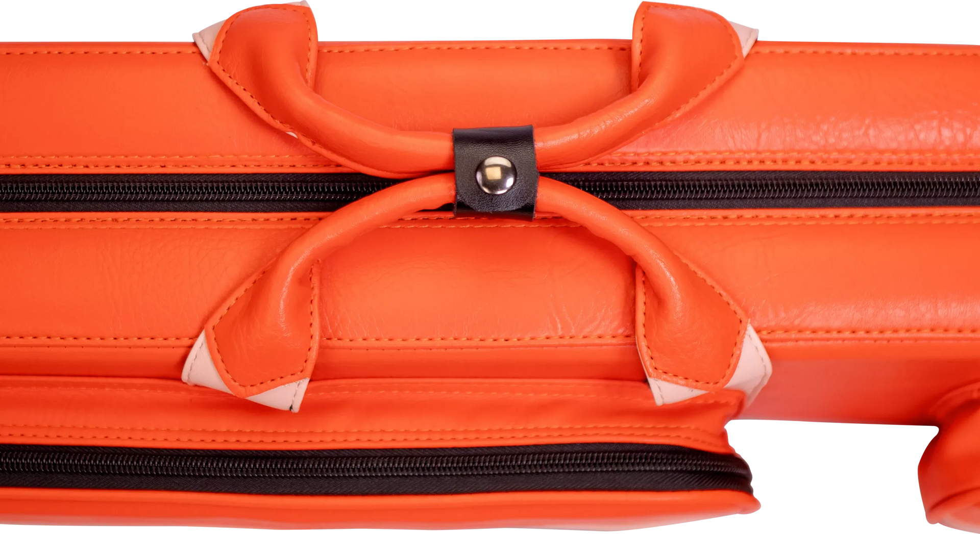 Molinari Classic Butterfly 3x6 Soft Cue Case - Orange / Light Pink