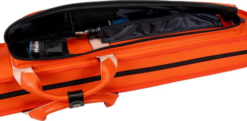 Molinari Classic Butterfly2x4 Soft Cue Case - Orange / Light Pink