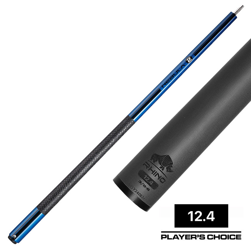 Rhino RCNEB2SWSBL Nebula 2 Pool Cue with Sport Wrap - Sky Blue