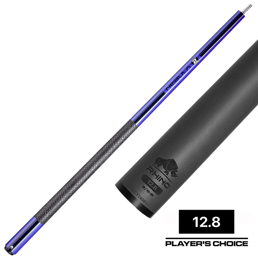 Rhino RCNEB2SWPU Nebula 2 Pool Cue with Sport Wrap - Amethyst Purple