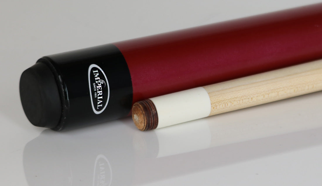 Imperial 13-754NW Vision Series Pool Cue - Red with No-Wrap
