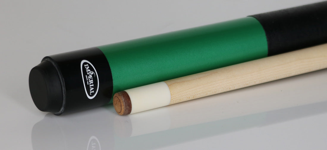 Imperial 13-757LW Vision Series Pool Cue - Green with Linen Wrap