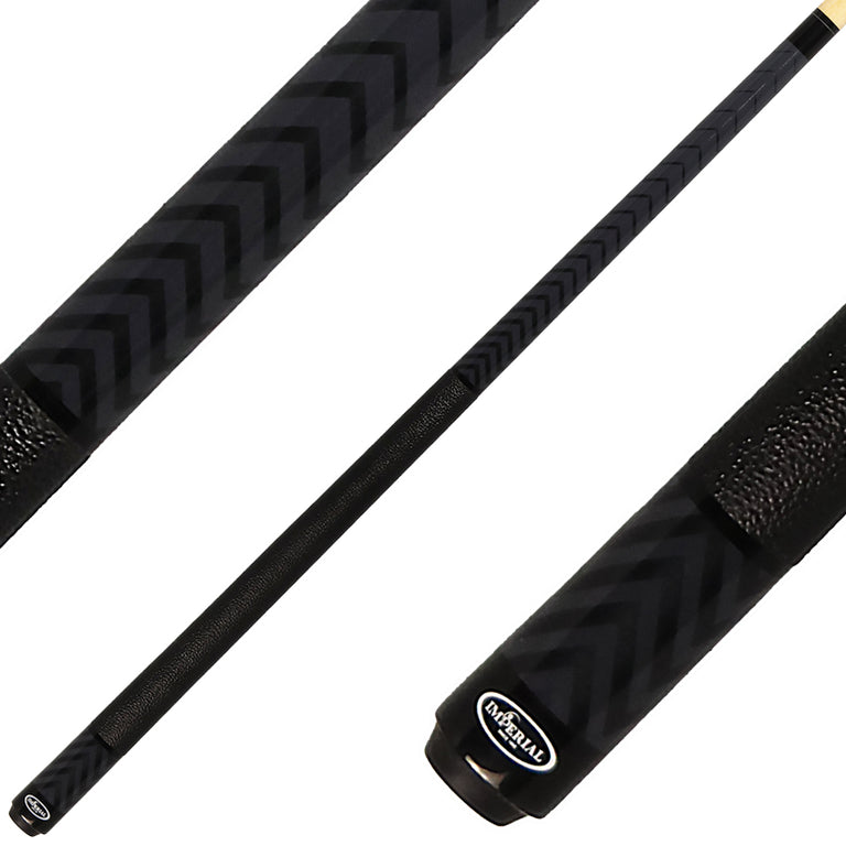 Imperial 13-791 Chevron Series Pool Cue - Grey with Leatherette Wrap