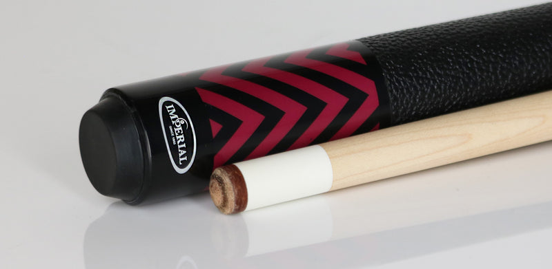 Imperial 13-792 Chevron Series Pool Cue - Pink with Leatherette Wrap