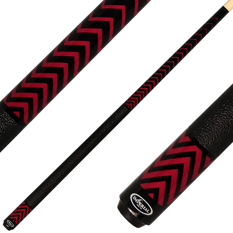 Imperial 13-792 Chevron Series Pool Cue - Pink with Leatherette Wrap