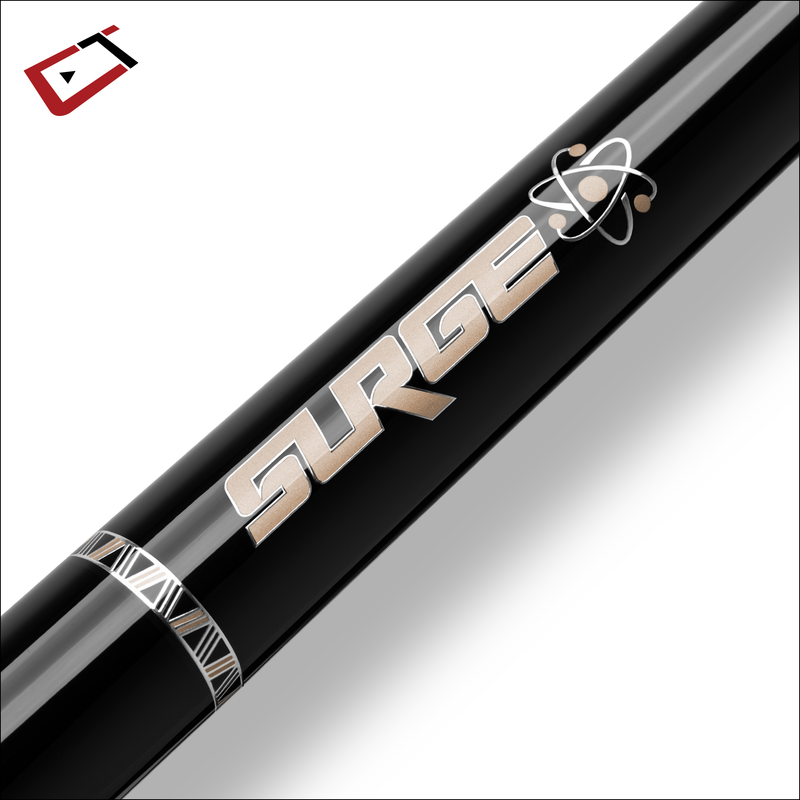 Cuetec AVID Surge Break Cue - Black and Gold
