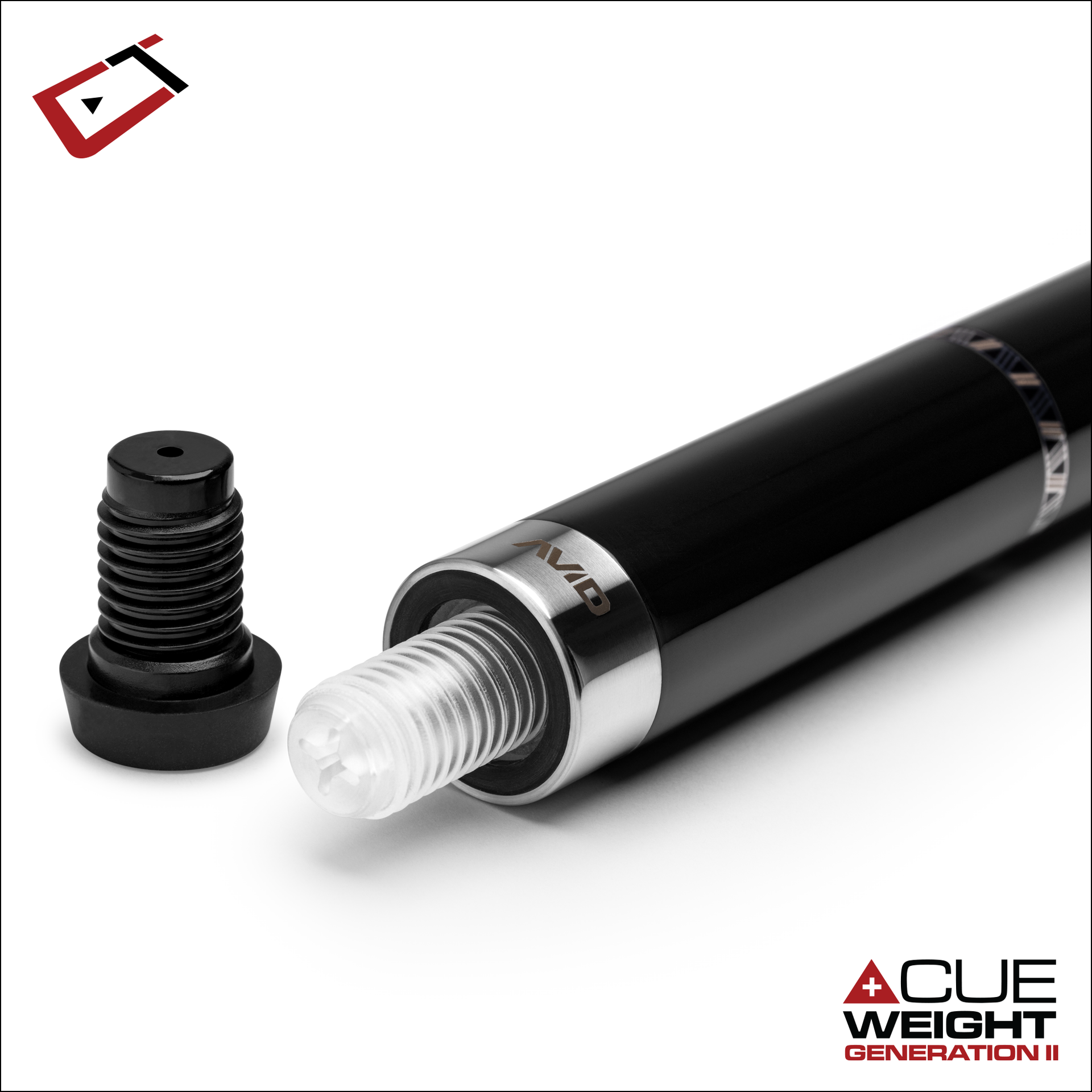 Cuetec AVID Surge Break Cue - Black and Gold