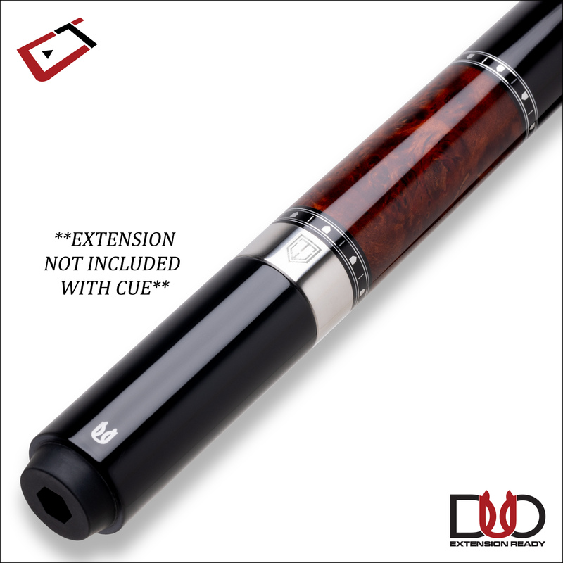 Cuetec 95-112NWS Cynergy Truewood Mappa Burl 2 Play Cue - 11.8mm