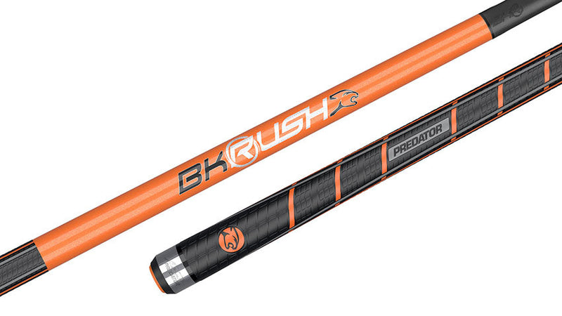 Predator BKRUSHORNGSW BK Rush Flare Orange  Break Cue - Sport Wrap