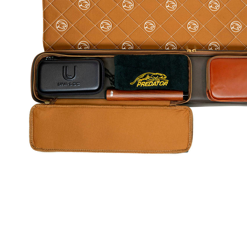 Predator Limited Edition Legacy 3x5 Soft Pool Cue Case - Light Brown