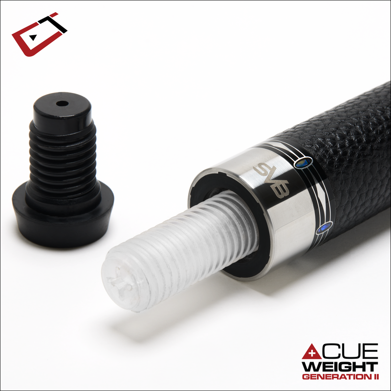 Cuetec Cynergy SVB Gen II Gray Play Cue with Leather Wrap