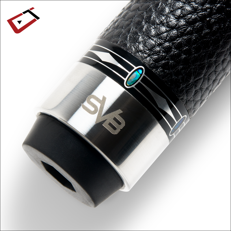Cuetec Cynergy SVB Gen II Gray Play Cue with Leather Wrap