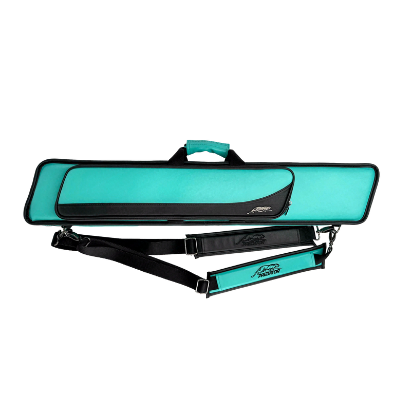 Predator Roadline Teal and Black 4x8 Butterfly Soft Pool Cue Case - C48TEALBLKS