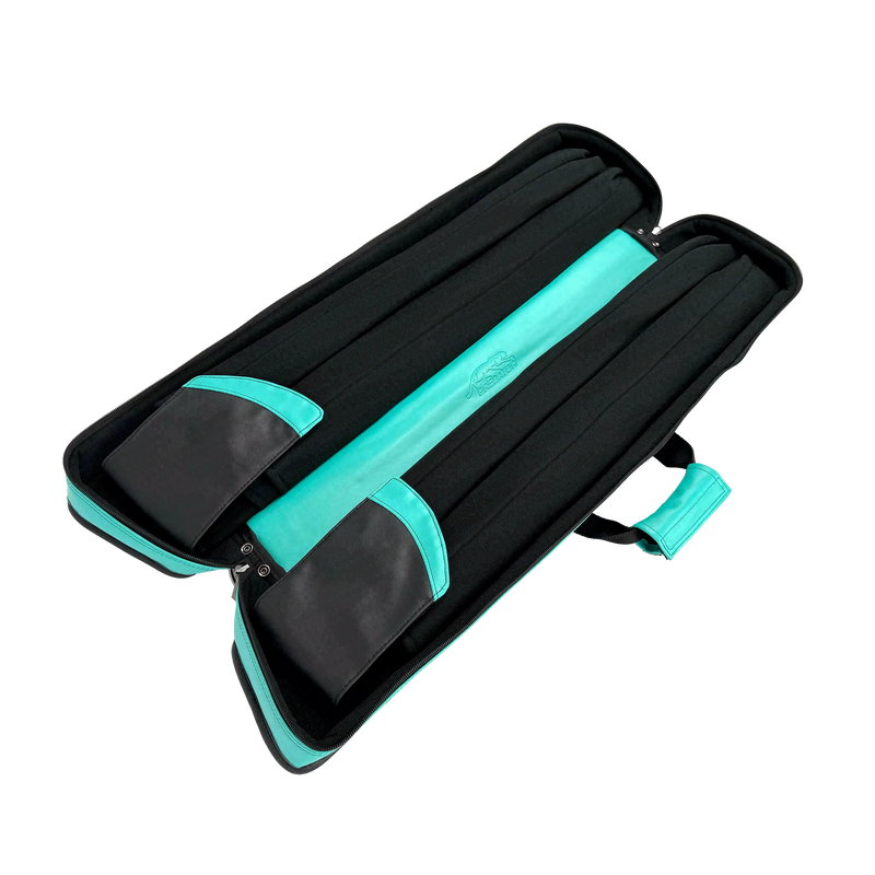 Predator Roadline Teal and Black 4x8 Butterfly Soft Pool Cue Case - C48TEALBLKS
