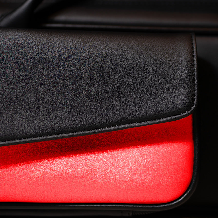 TACTiQ Flux Series 3x4 Soft Cue Case - Black/Red