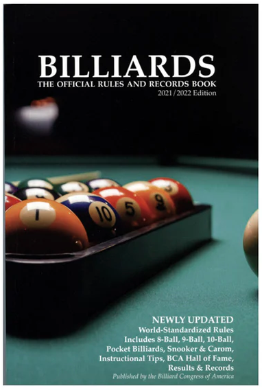 Billiards: The Official Rules & Record Book 2021/2022 Edition