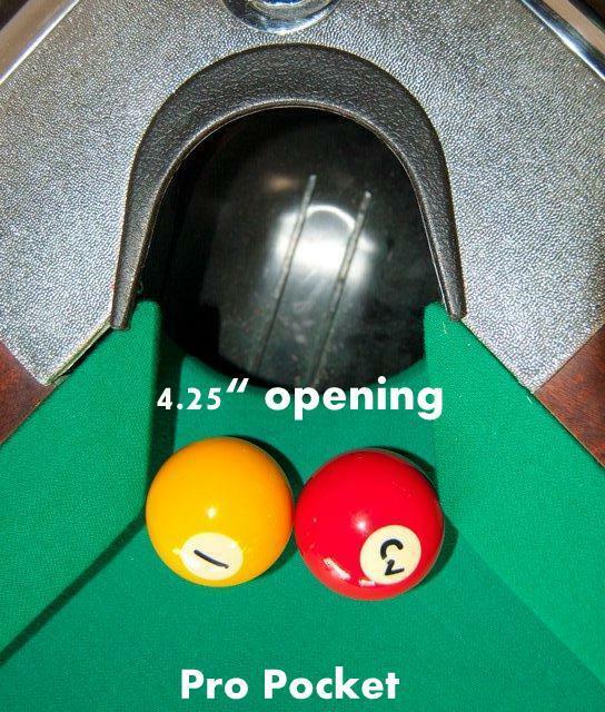 Penguin Brand Pro Pocket Covered Pool Table Rails for Valley Tables