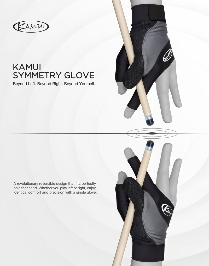 Kamui Gray Symmetry Billiard Glove - Universal Hand