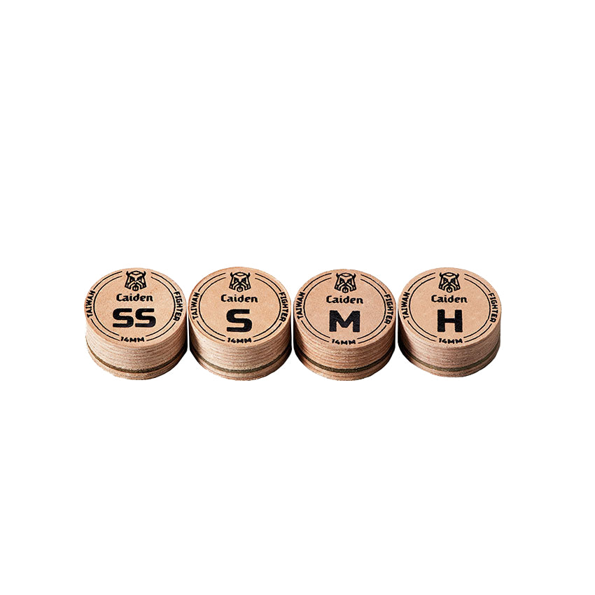 Caiden Fighter Pool Cue Tips - Tan