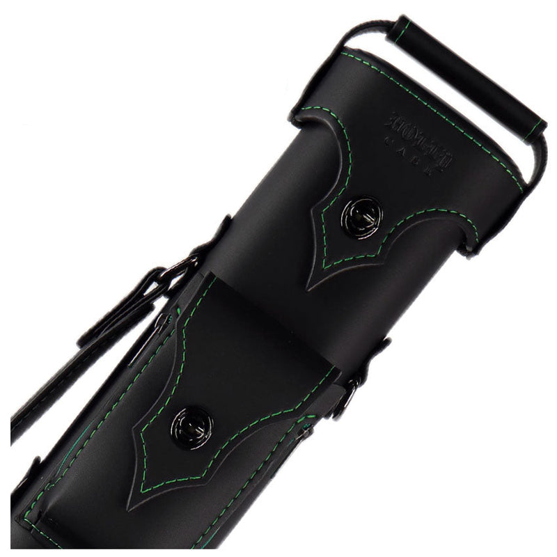 Holly Spectrum Series Hard Cue Case - Emerald Stitched
