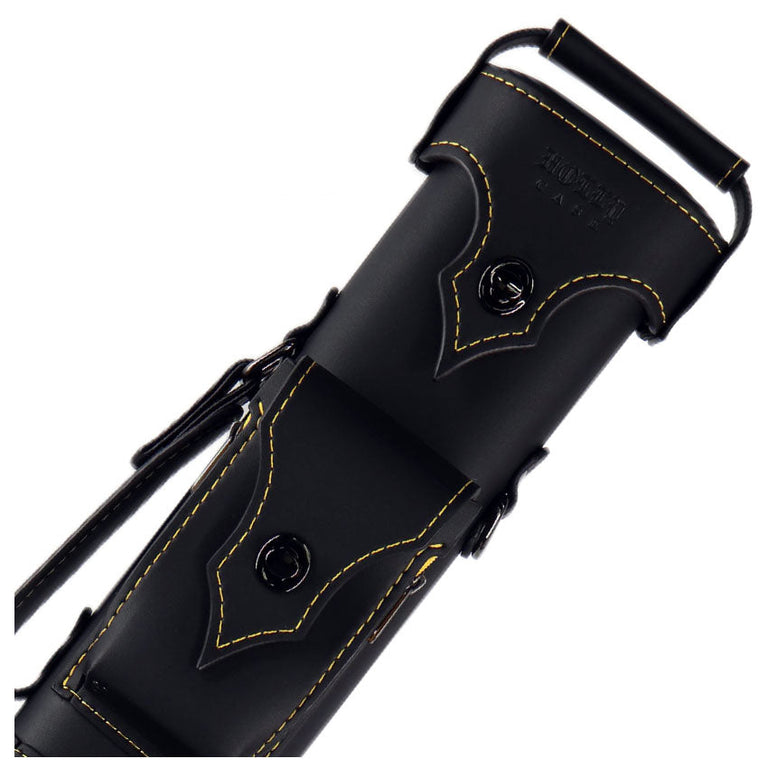 Holly Spectrum Series Hard Pool Cue Case - Citrine Stitched