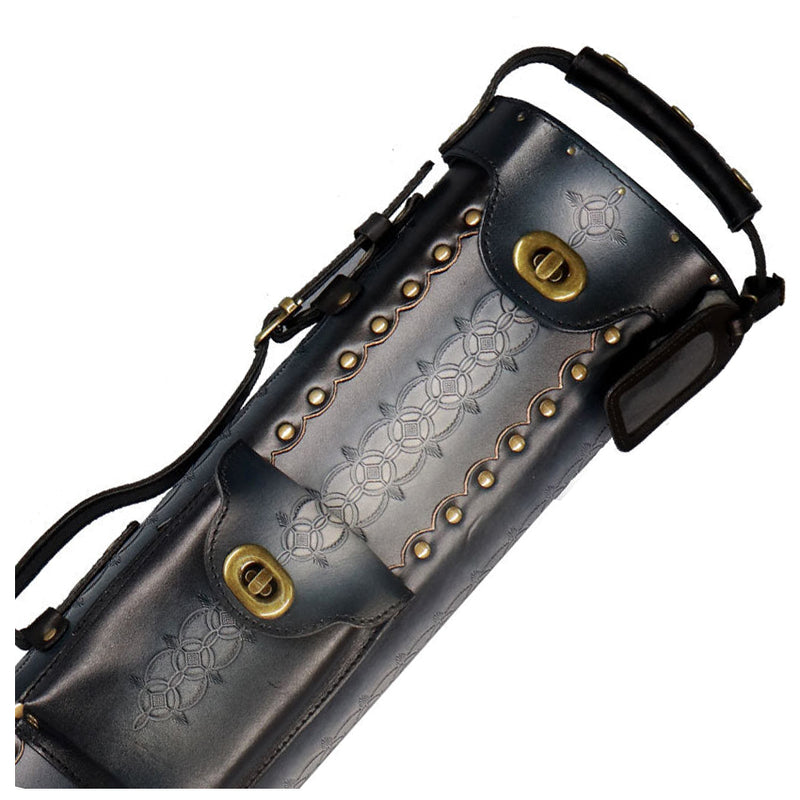 Instroke Saddle D05 Series 2x4 Hard Cue Case - Black