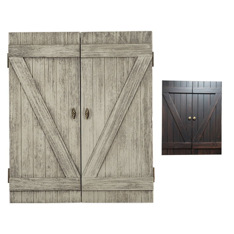 Presidential Billiards Rustic Dartboard Cabinet