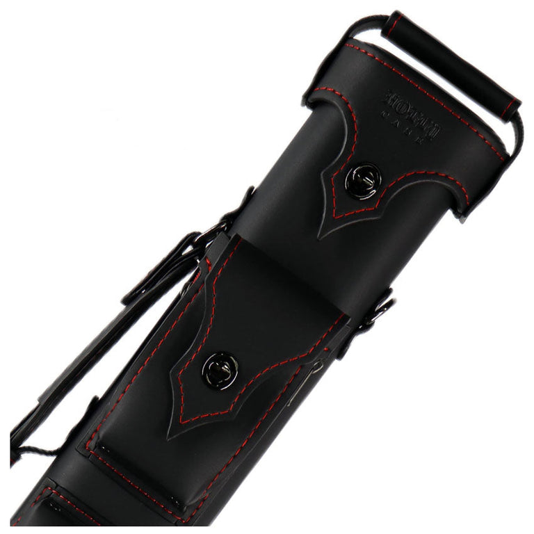 Holly Spectrum Series Pool Cue Case - Ruby Stitched