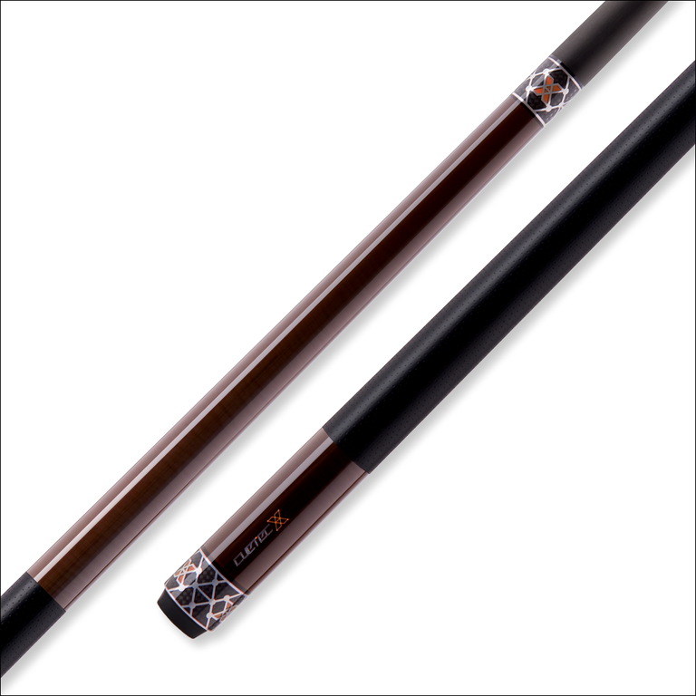 Cuetec 95-122U Cynergy X Amber Pool Cue with Black Poly Wrap