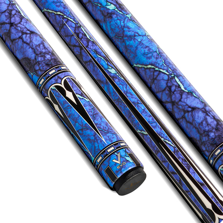 EVO Gemstone Skyflare No Wrap Pool Cue