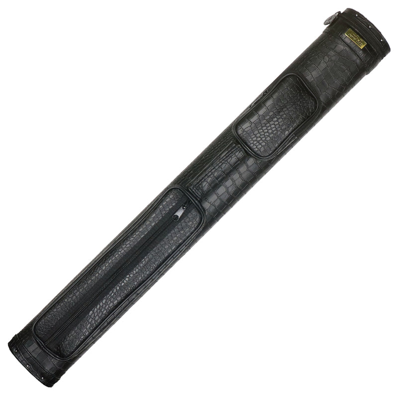 Pro Series Crocodile Leatherette Hard Cue Case - Black