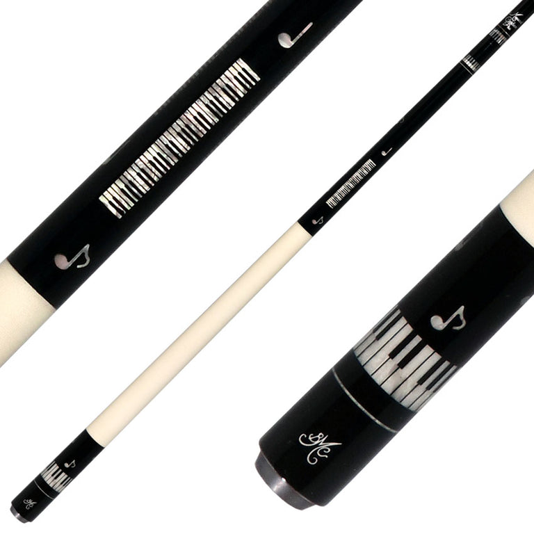 Meucci Designer Series MCPPCARBON Pool Cue - Pearl Piano with Carbon Shaft