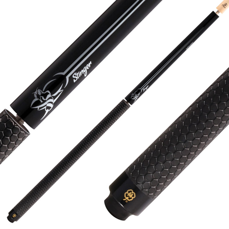 McDermott NG08 Stinger Break/Jump Cue - Black and Gray with Sport Wrap
