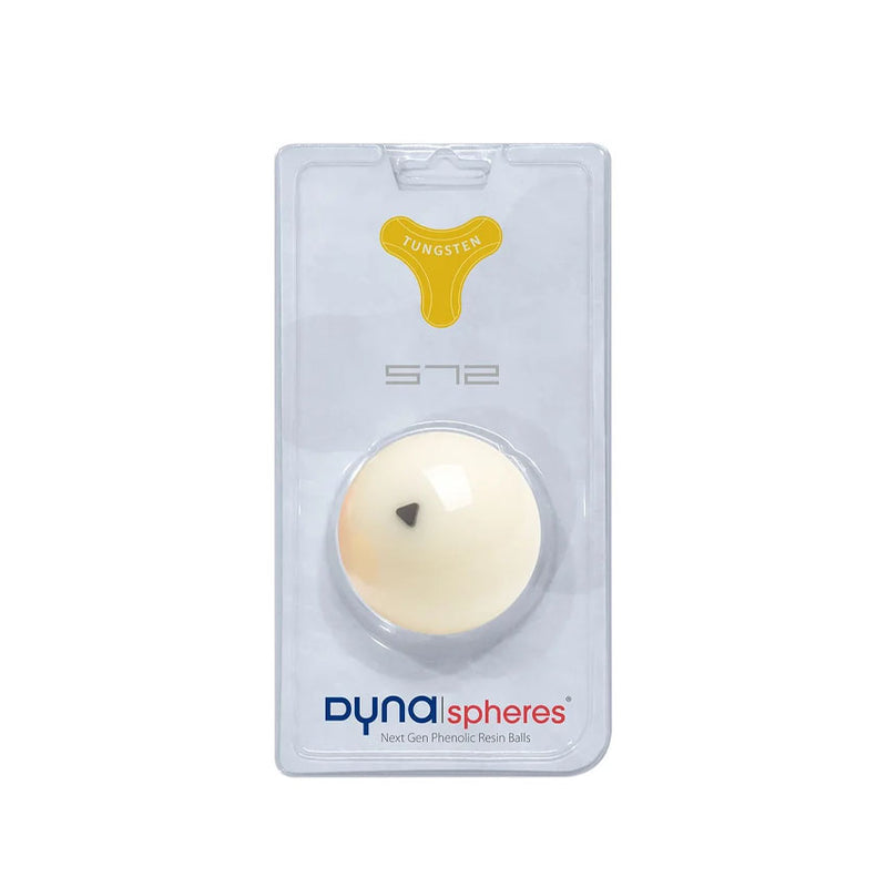 Dynaspheres Tungsten 572 Cue Ball - 2 Black Triangles