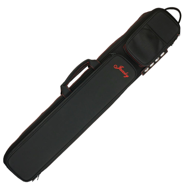 Jacoby Silver Fox 2.0 Butterfly 4x8 Soft Cue Case - Red