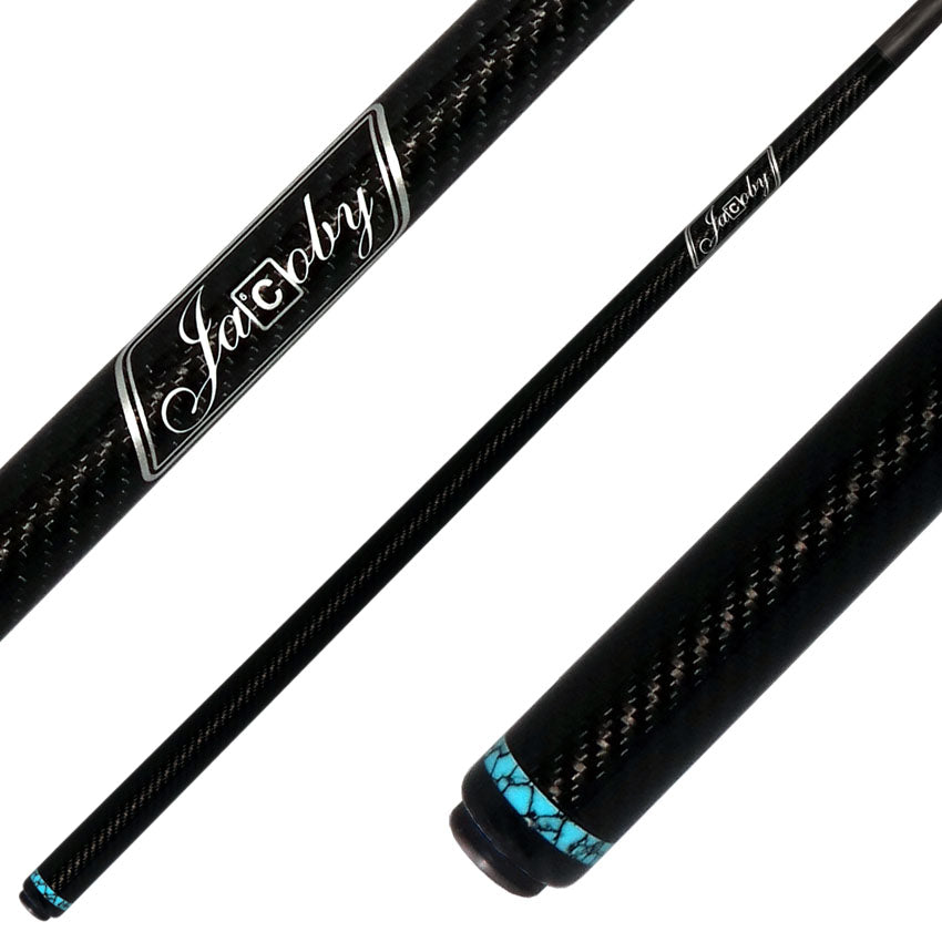 Jacoby CPCTQ Game Changer Series Carbon with Turquoise Ring Play Cue w