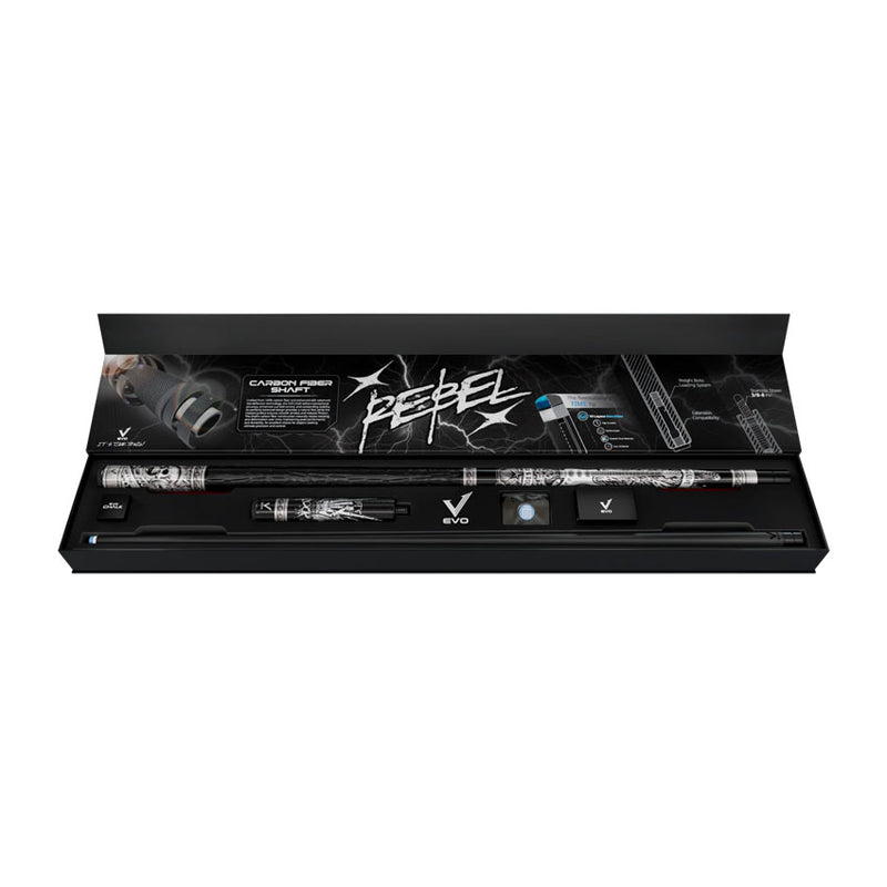 EVO Rebel Leather Wrap Pool Cue Maxbling Edition