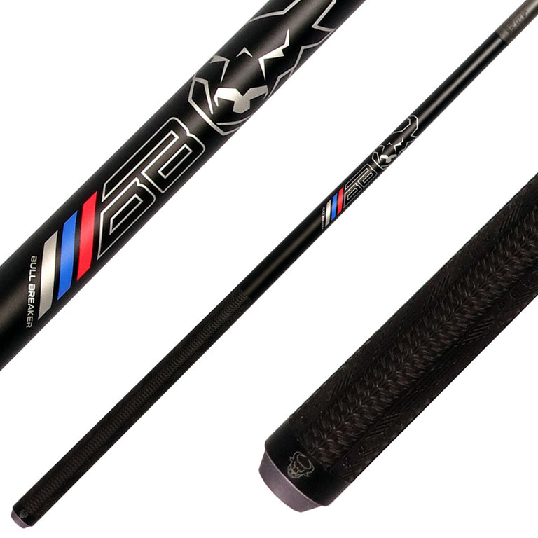 Bull Carbon Bull Breaker Break Cue with Multi-Zone Sport Grip
