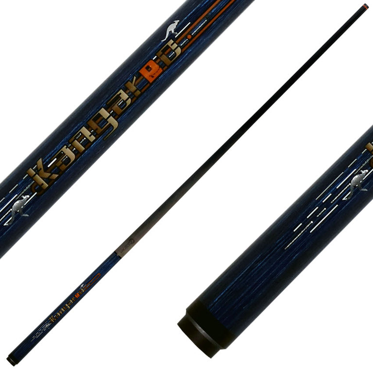 Little Monster LMJCKBL Kangaroo Jump Cue with Carbon Fiber Shaft - Blue
